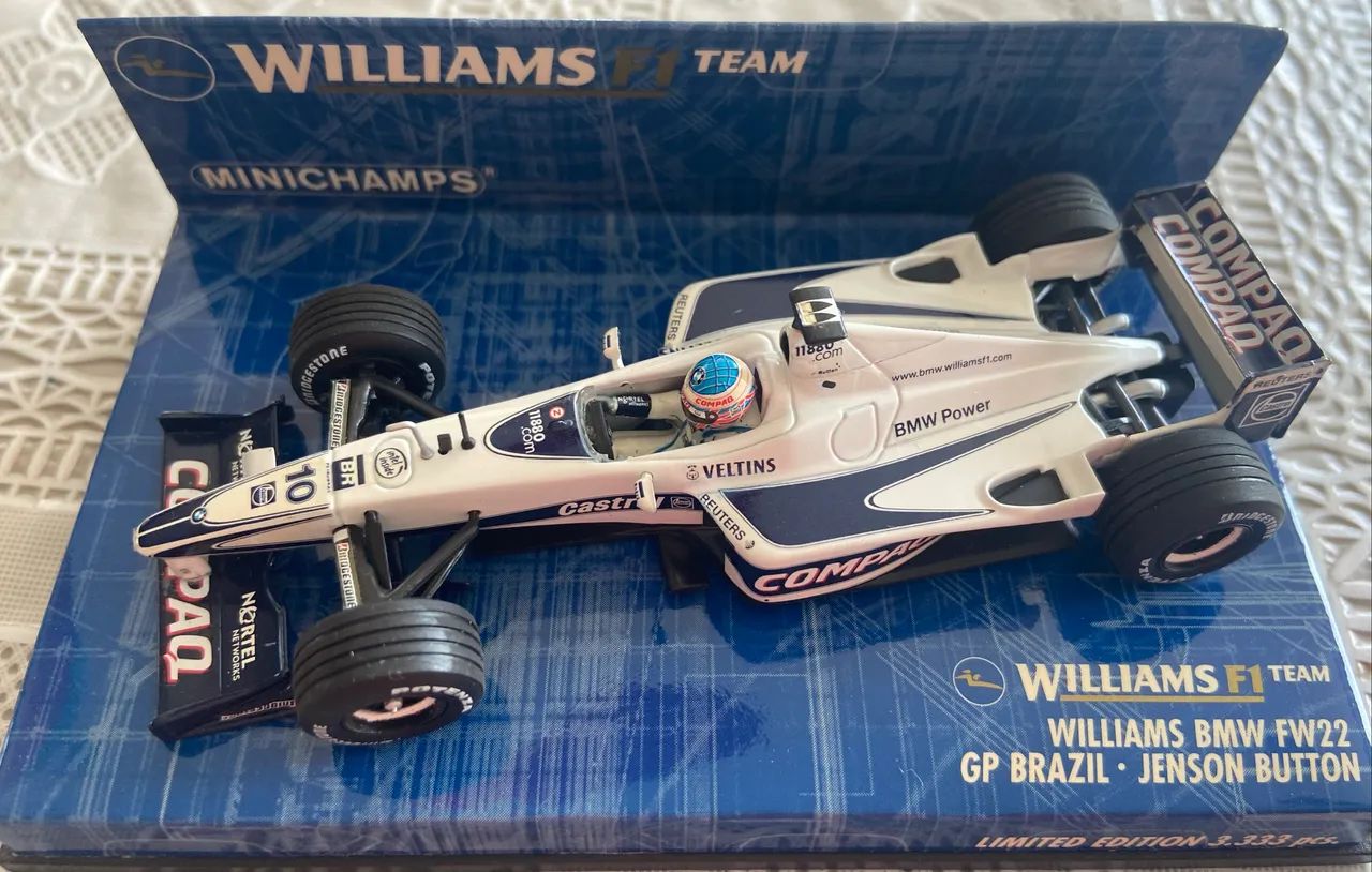 P.M.A F1 Jenson Button FW22 1/43 ミニカー P.M.A F1 Jenson Button