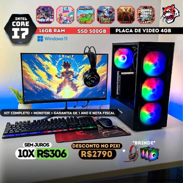 CPU GAMER COMPLETA INTEL CORE I7