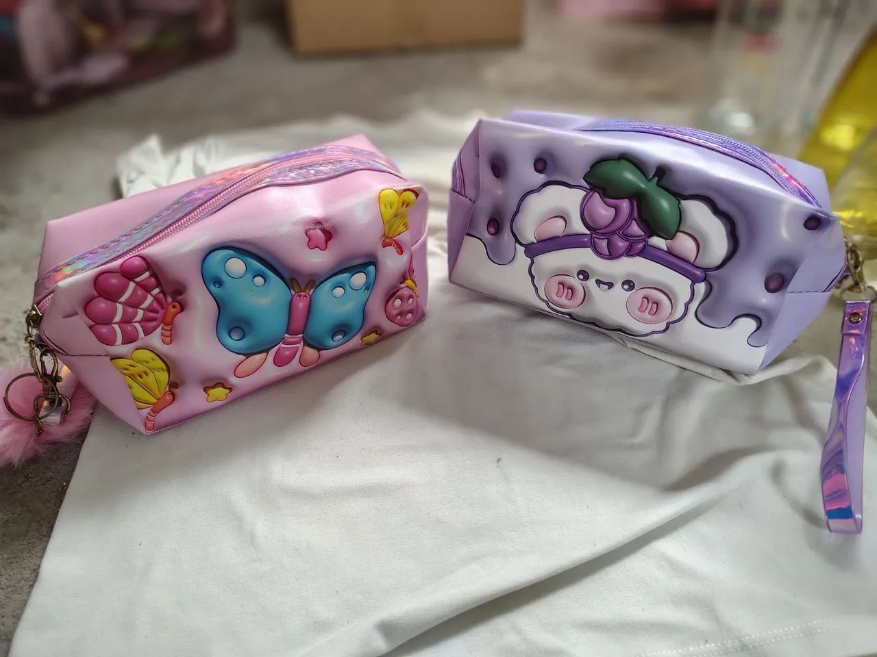 Necessaire - Borboleta e Flores - Foto 2