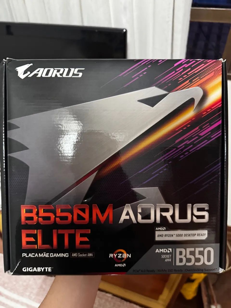 Placa Mãe Gigabyte B550M Aorus Elite