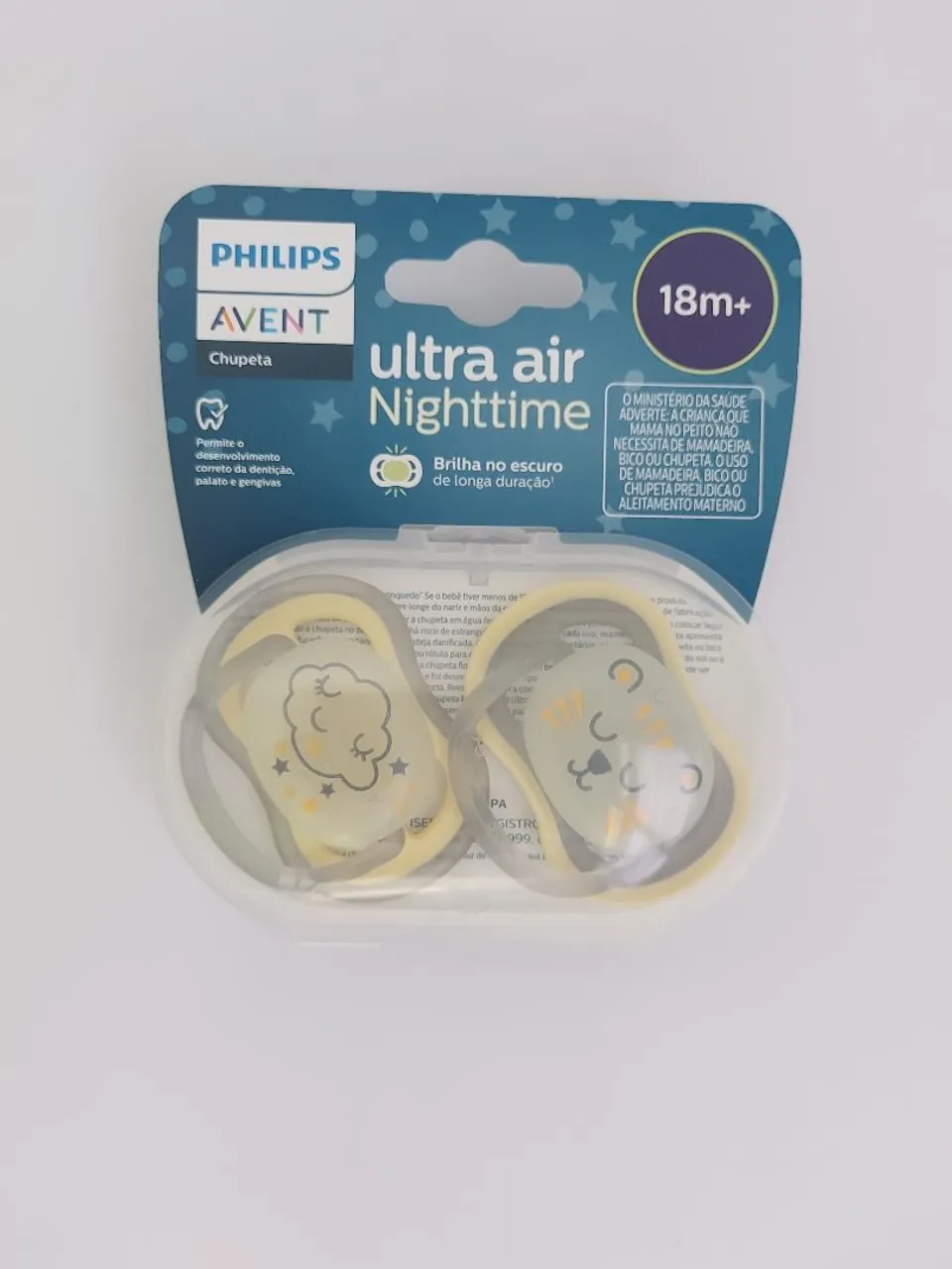 Chupetas Philips Avent Ultra Air Nighttime 18m+