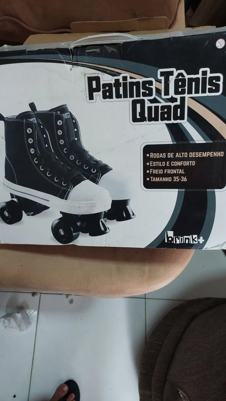 Patins Tênis Quad - Tamanho 35-36