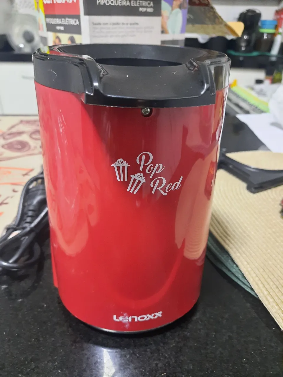 Pipoqueira Elétrica Pop Red Lenoxx