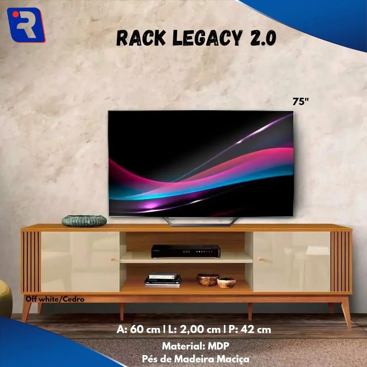 Rack para tv simples 