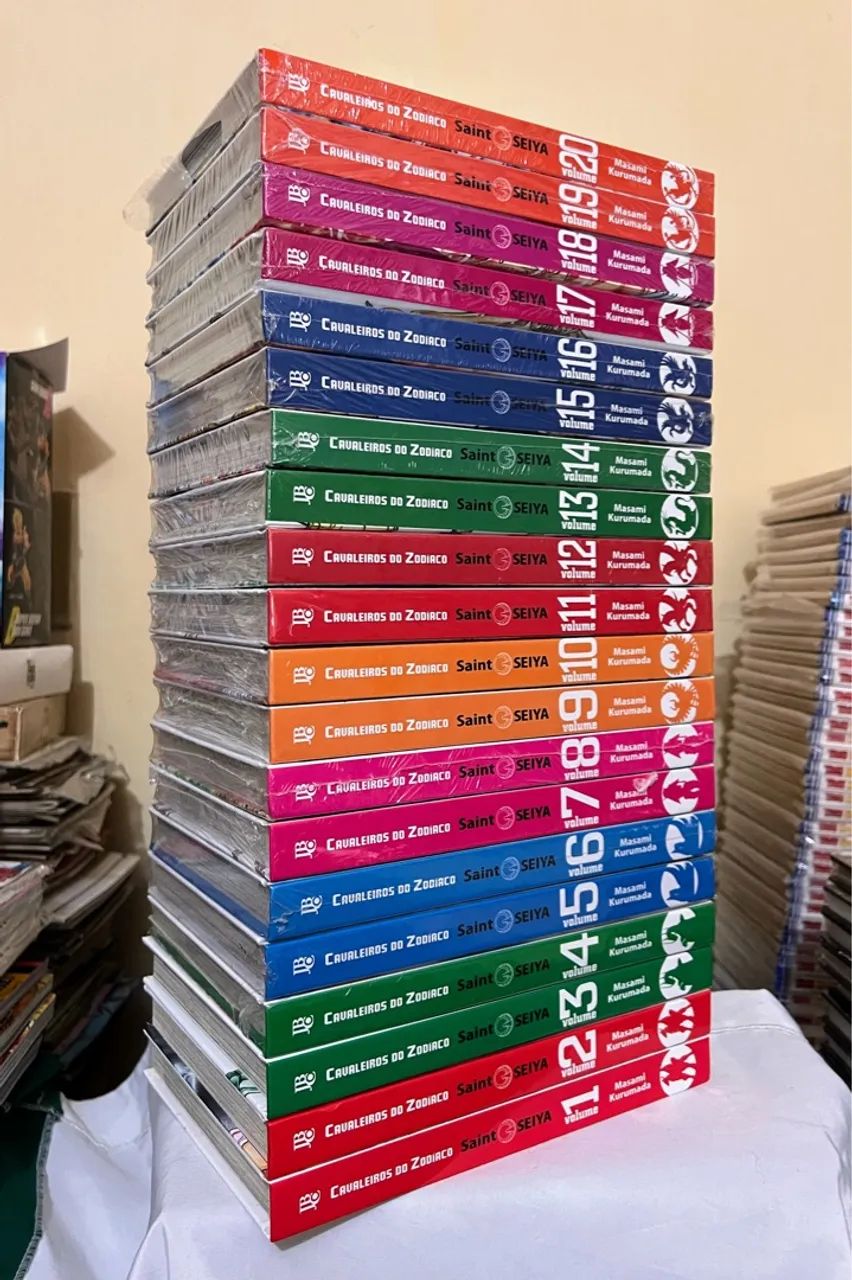 Cavaleiros do Zodíaco Saint Seiya Kanzenban 1 ao 20, do 4 ao 20