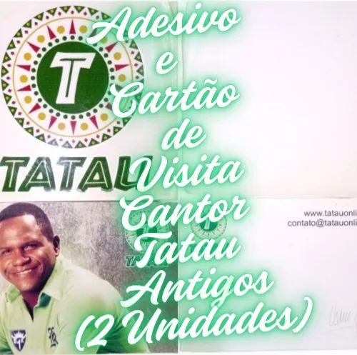 Adesivo e Cartão de Visita Tatau Antigos