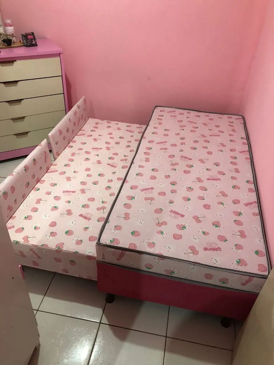 Cama Box Solteiro com Auxiliar e Proteção Infantil - Foto 3