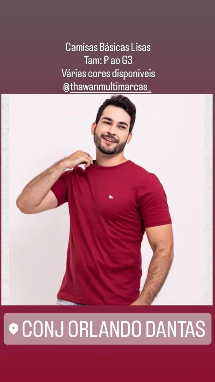Camisas 100 % algodao. Promocao: 3 por R$100,00 - Foto 5