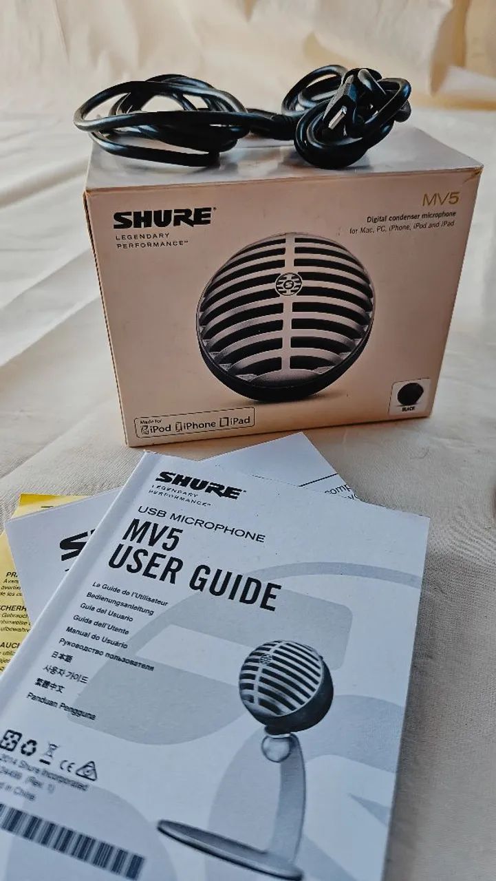 Microfone Condensador Shure MV5