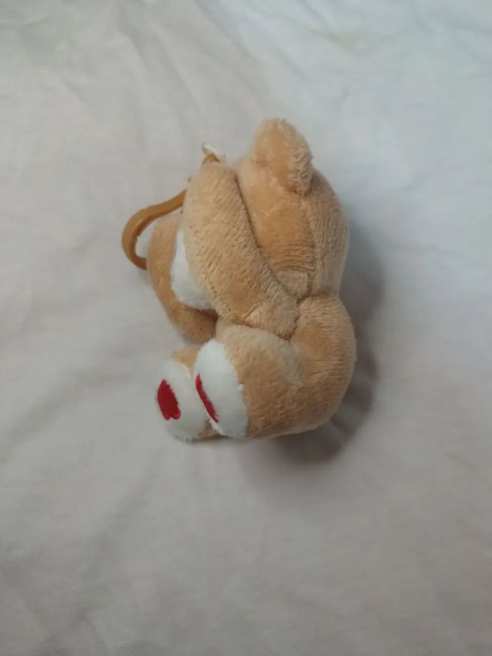 Chaveiro Ursinho de pelúcia com coração - Foto 3
