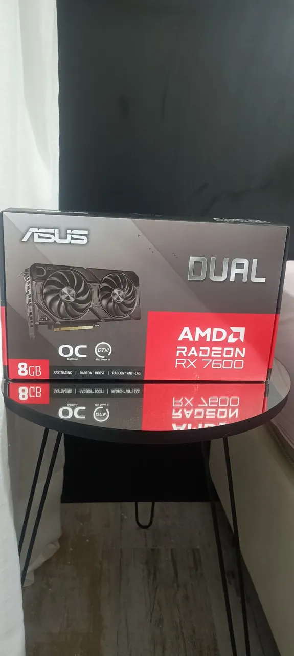 Placa de Vídeo ASUS Dual AMD Radeon RX 7600 8GB OC Edition