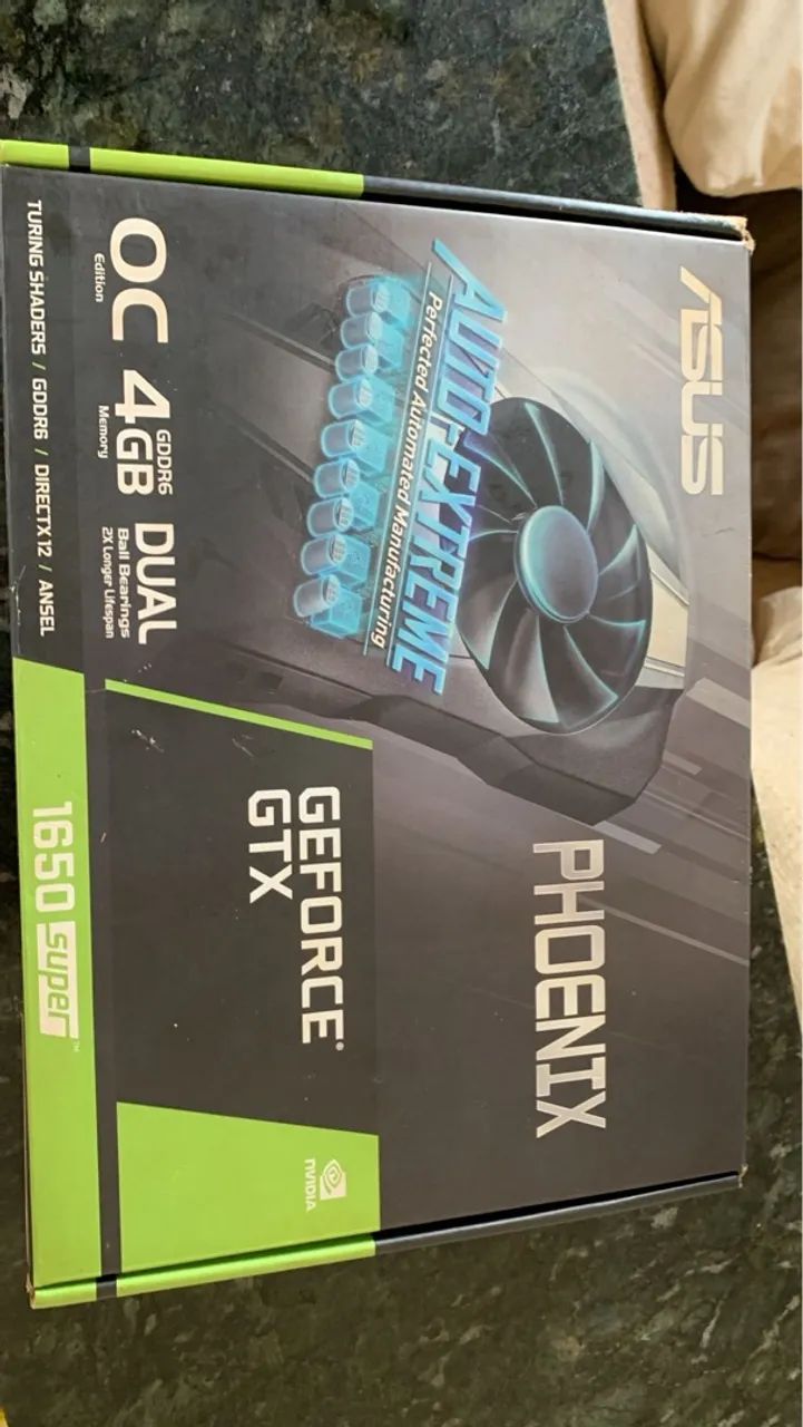 Placa de Vídeo ASUS - GeForce GTX 1650 OC Phoenix, 4GB GDDR6 - Foto 2
