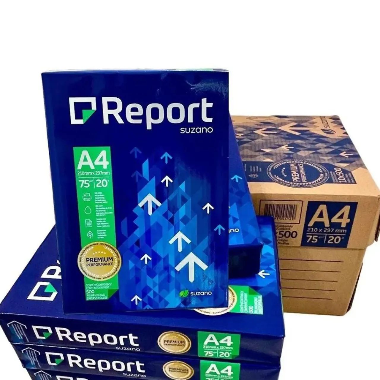 Resma de Papel A4 Report Suzano - 500 Folhas