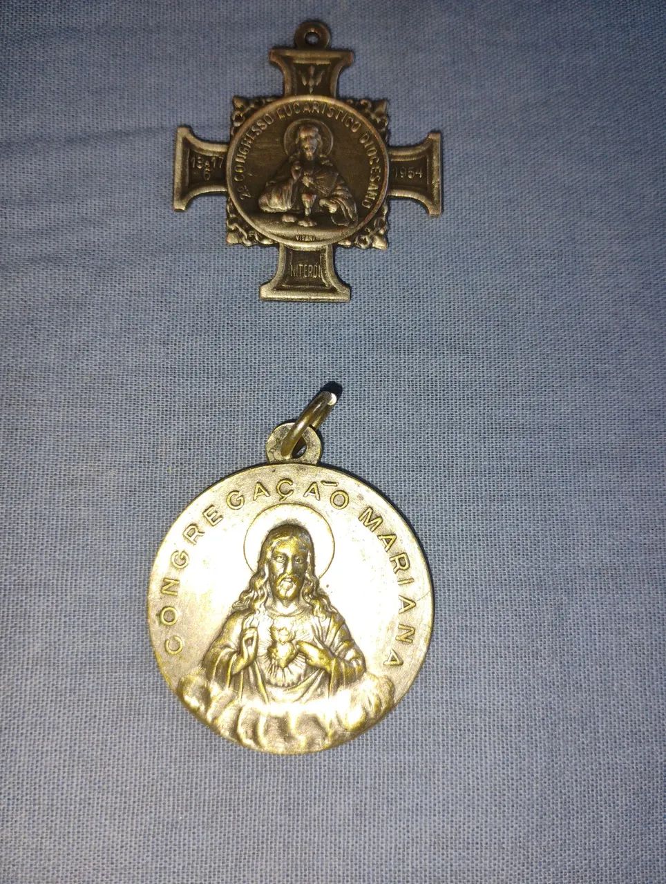 2 medalhas Marianas antigas