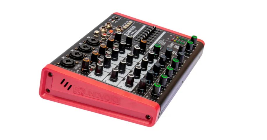 MESA DE SOM COMPACTA SOUNDVOICE MC6-PLUS - Foto 2
