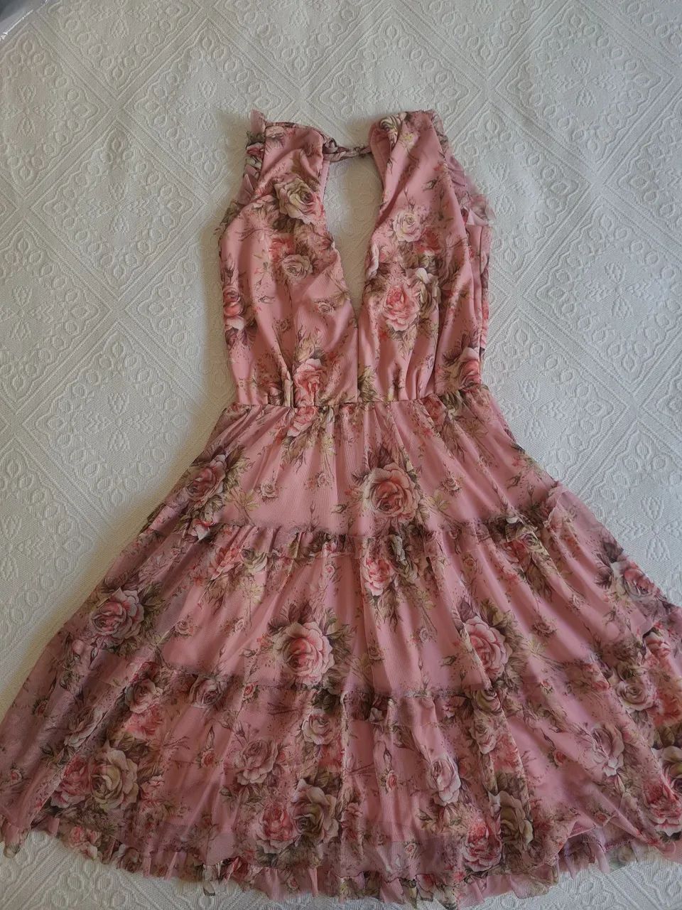 Vestido rosa de tule