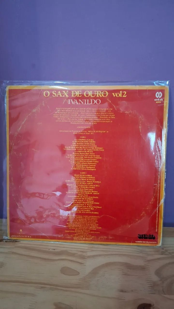 LP Ivanildo O Sax de Ouro Vol. 2 - Foto 3
