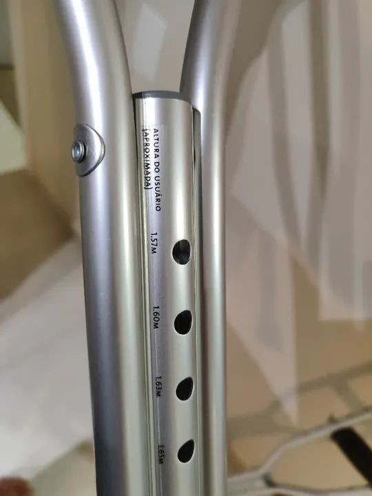 Muletas axilar Mercury novas - 178 cm - Foto 3