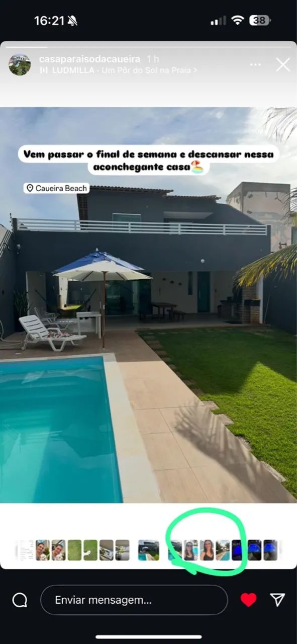 Alugo casa para temporada na praia da Caueira