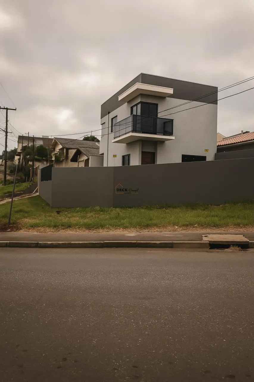 Sobrado novo em Colombo com 100m², 3 dormitórios e 2 vagas - Das Graças - Colombo - PR REF