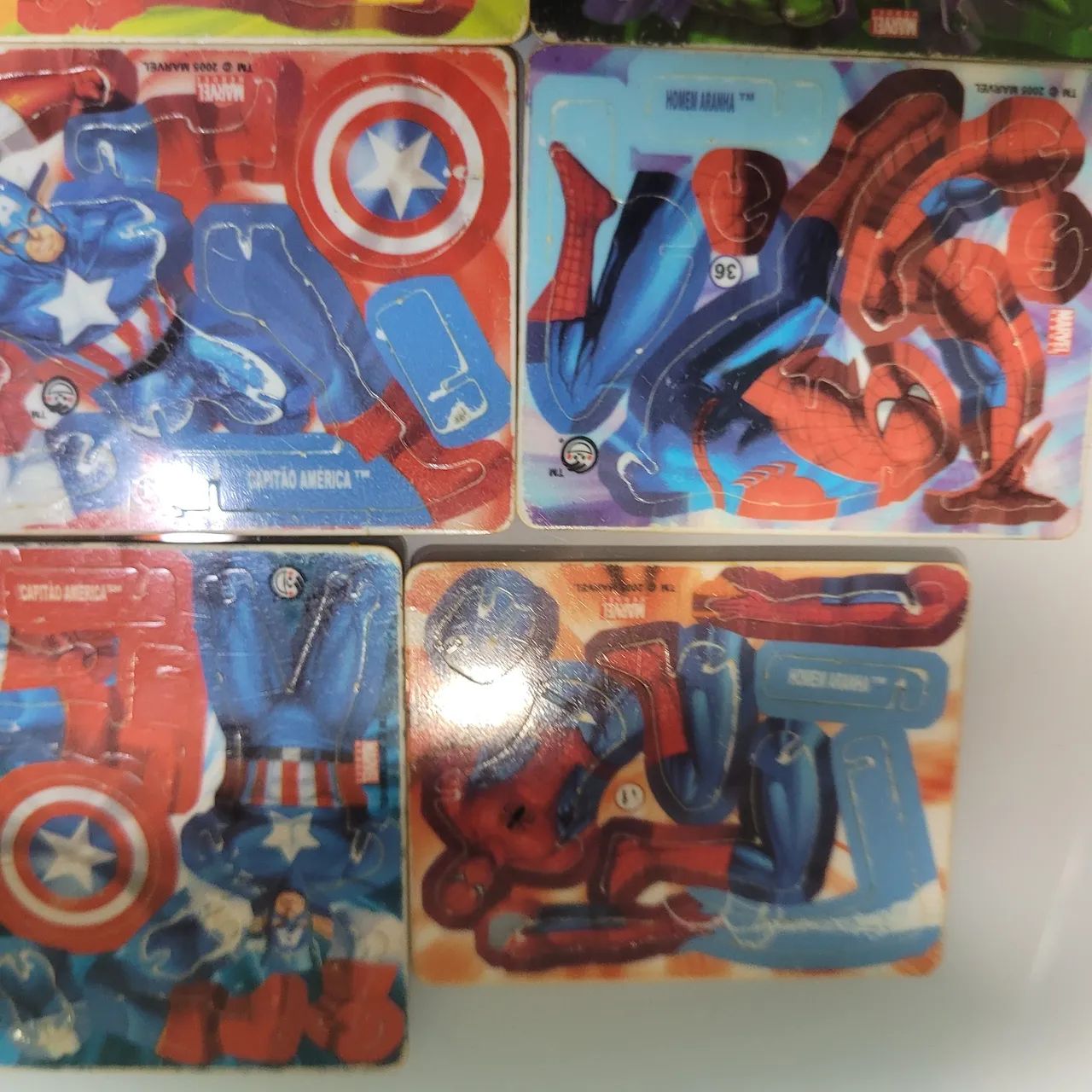 Elma Chips Marvel Tazo Montaveis ano 2005 lote com 11 unidades  - Foto 2