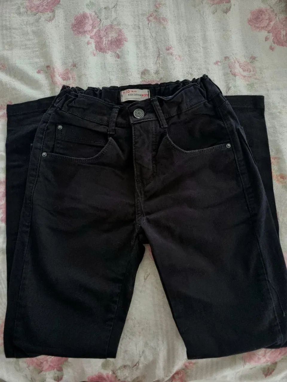 Calça Jeans Preta Infantil 