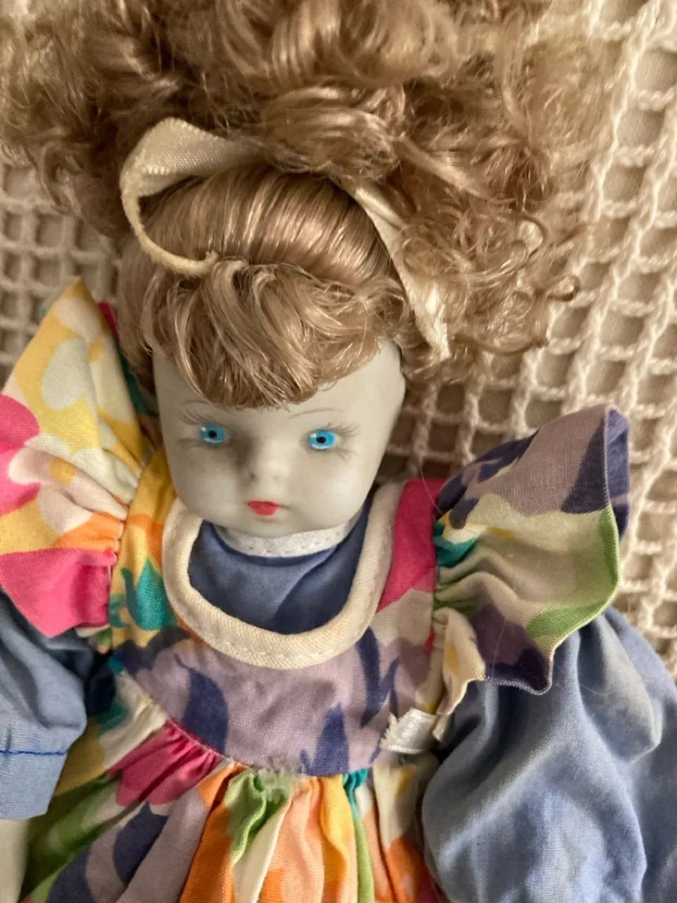 Boneca de porcelana antiga - Foto 2