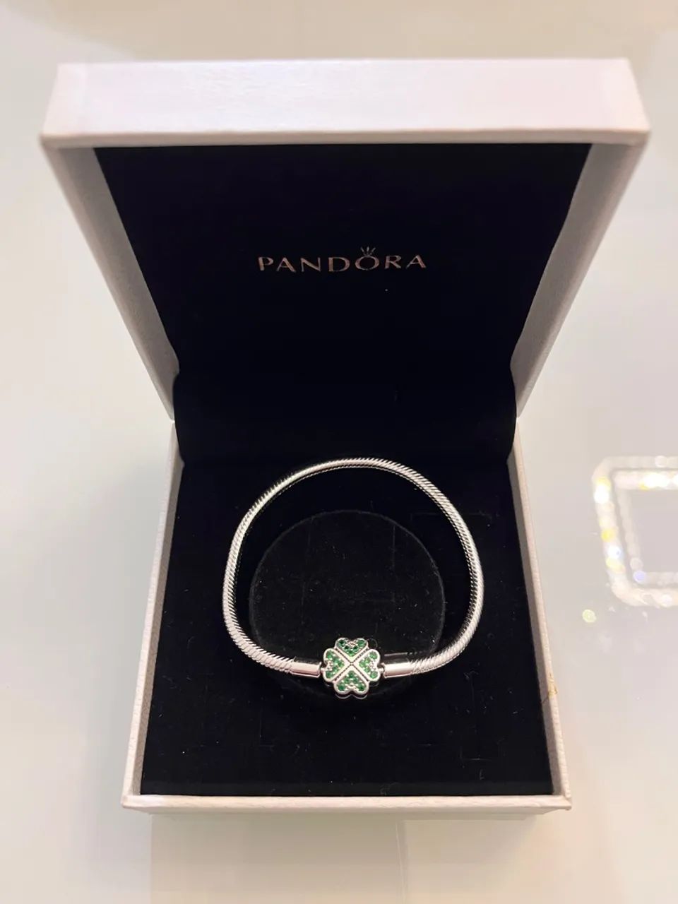 Pulseira Pandora Trevo da Sorte - Foto 2