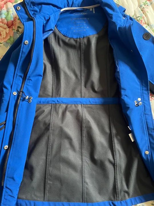 Casaco Calvin Klein Azul Novo - Foto 2