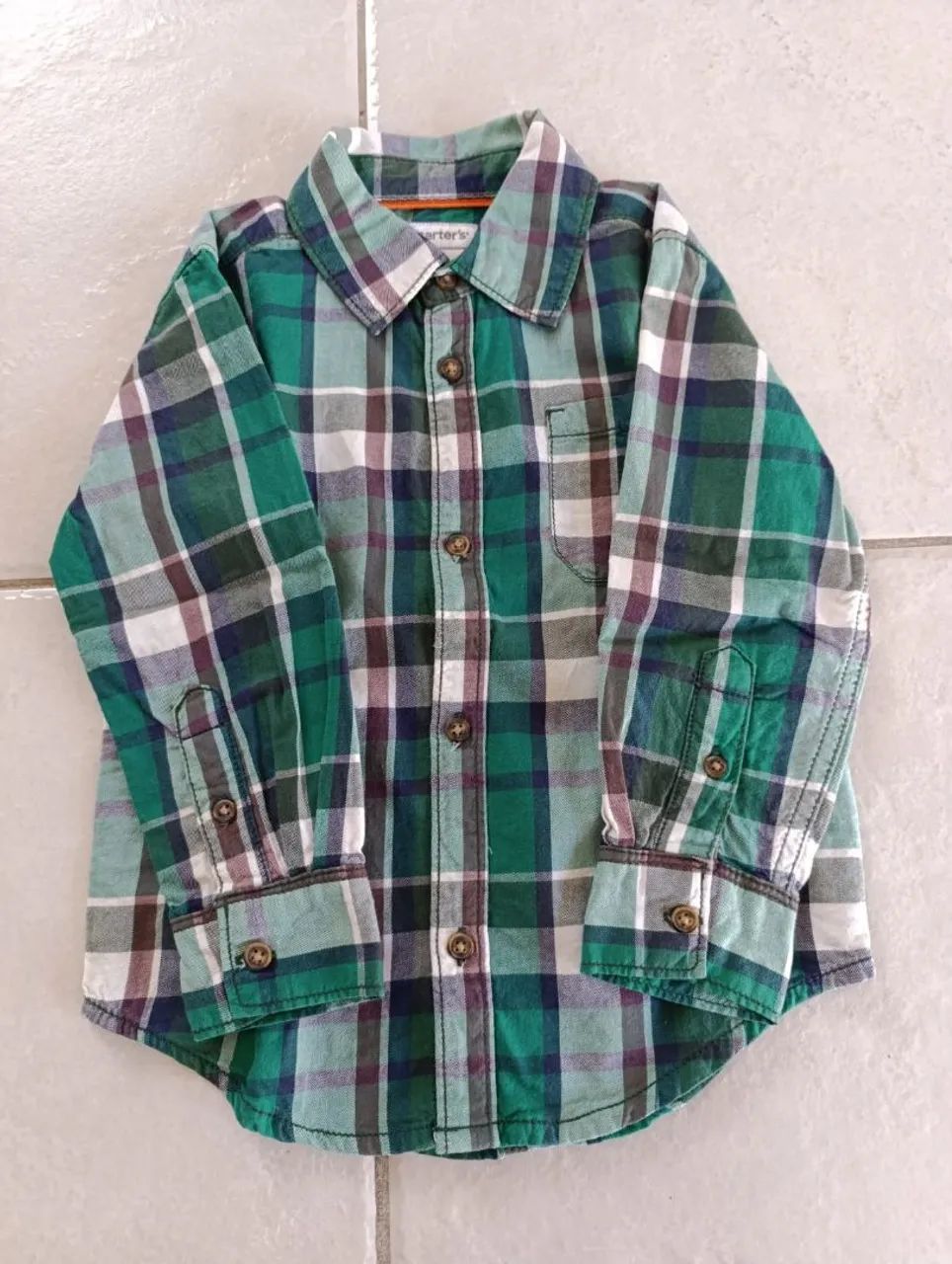 Camisas Xadrez 1 e 2 anos - Foto 2