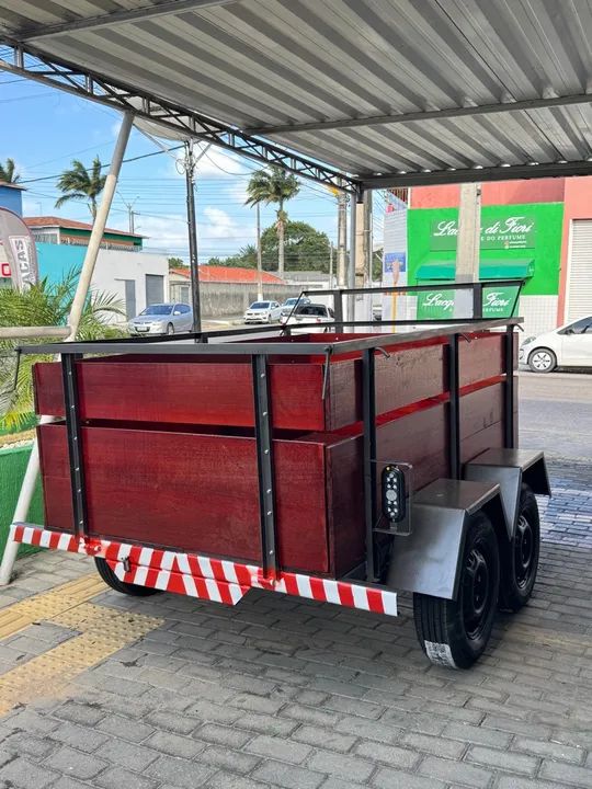 Reboque dois eixos qualidade 