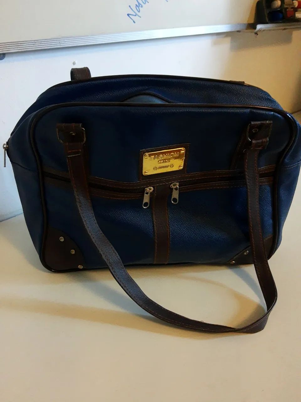 Bolsa Azul de Ombro - Foto 3