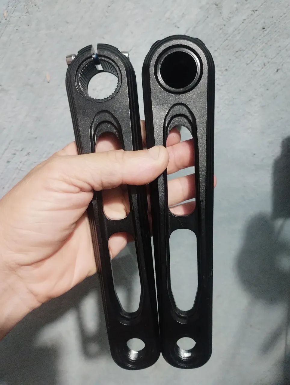 Pé de vela integrado super leve ,coroa 52x36