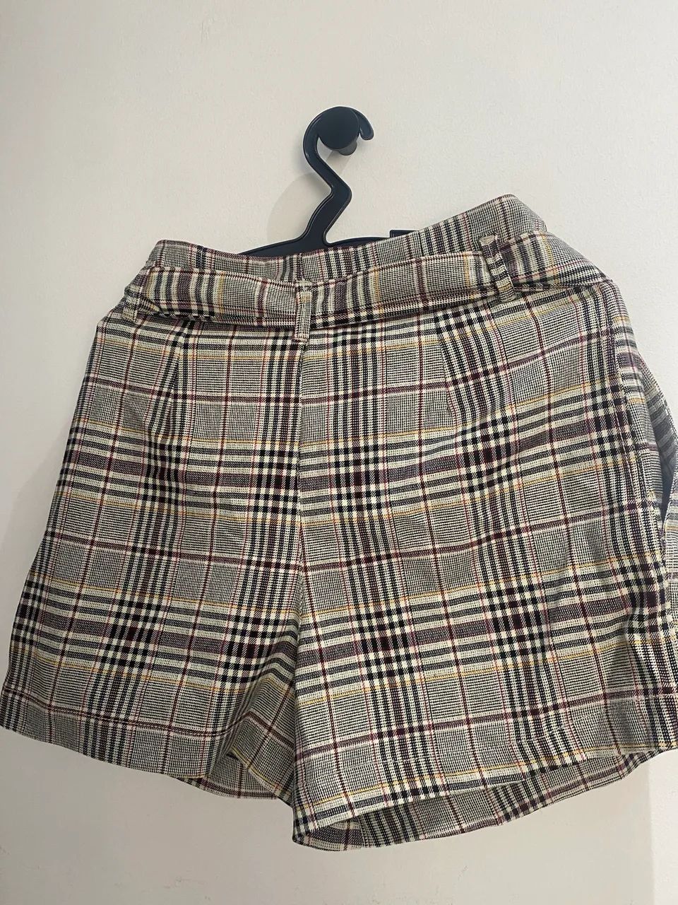 shorts xadrez da zara - Foto 2