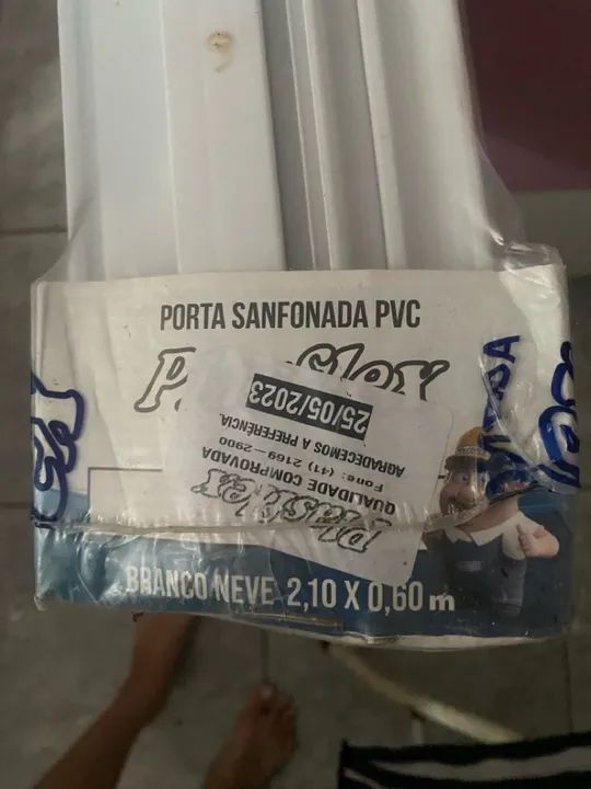 Porta sanfonada de PVC - Foto 2
