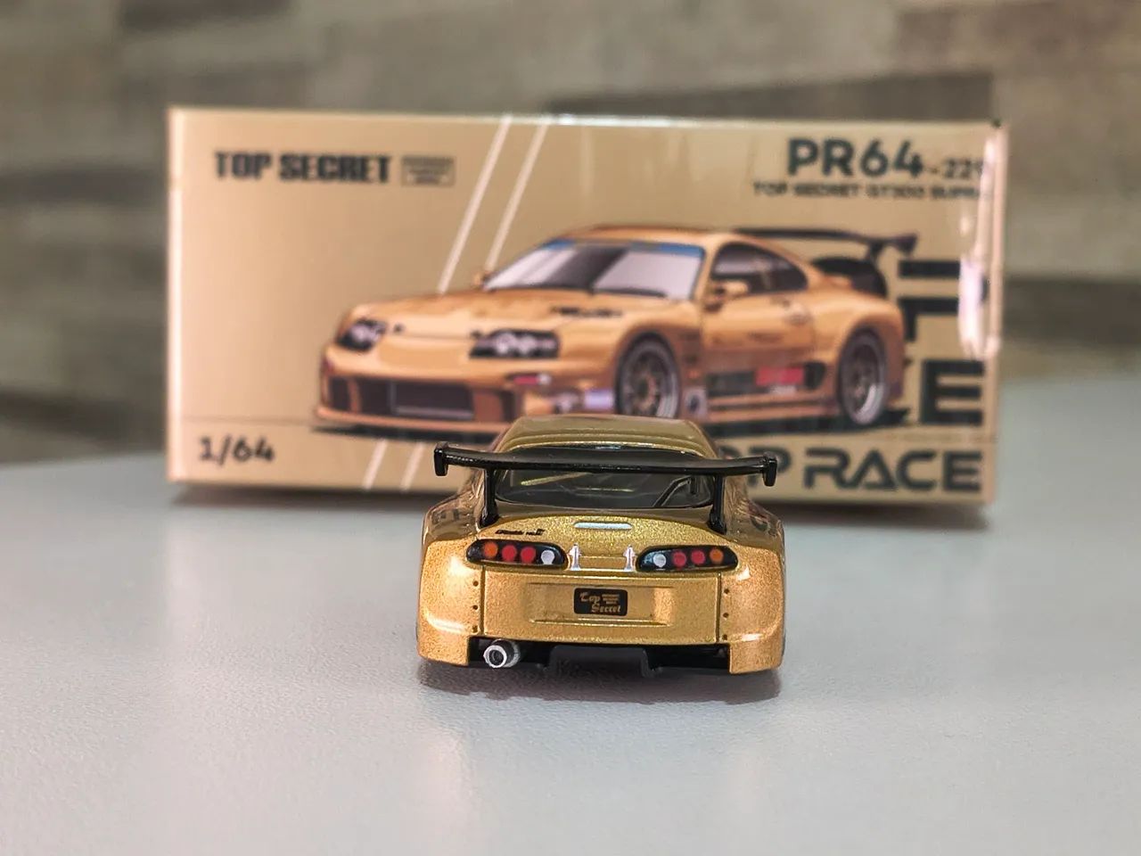 Pop Race 1:64 Top Secret GT300 Toyota Supra MK4 premium