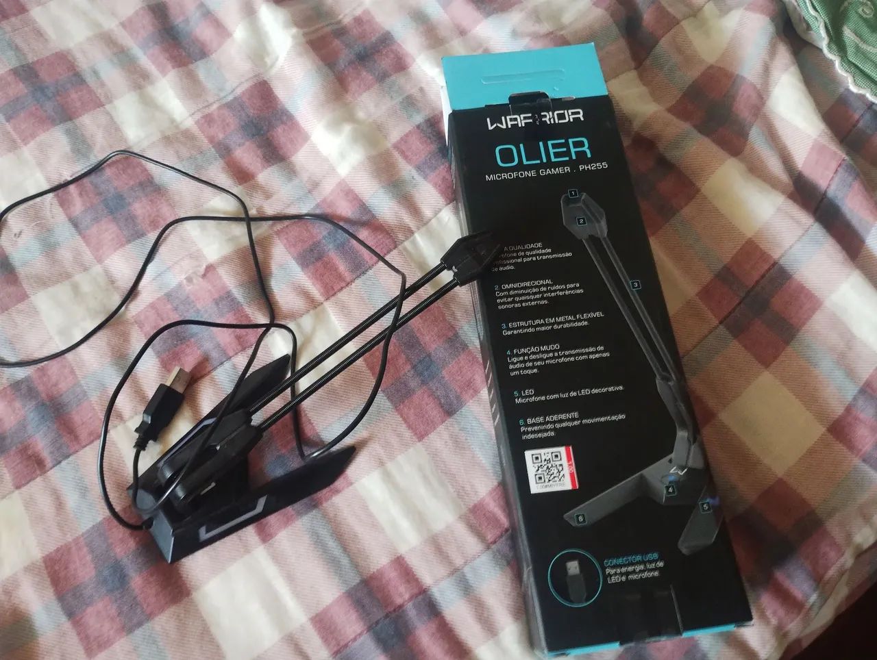 Microfone Gamer Warrior Olier PH255