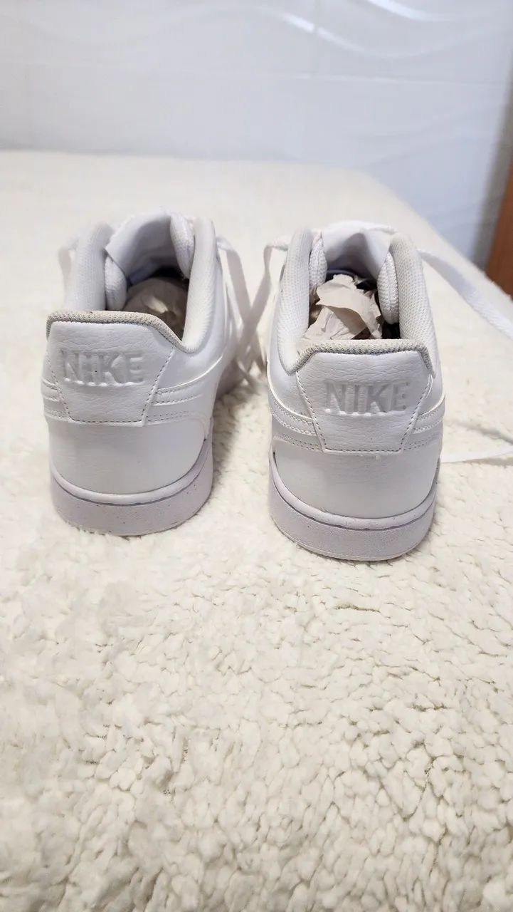 Tênis Nike Court Vision Branco - usado uma vez. - Foto 2