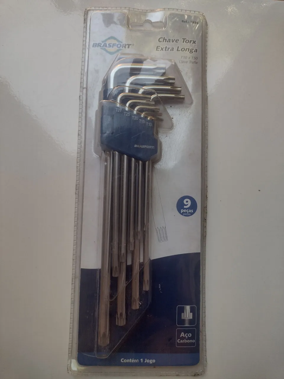 Jogo de Chaves Torx extra longa 09 peças