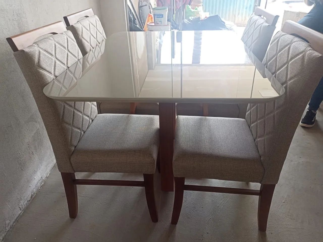 Mesa de Jantar com 4 Cadeiras - Novo pronta entrega  - Foto 2