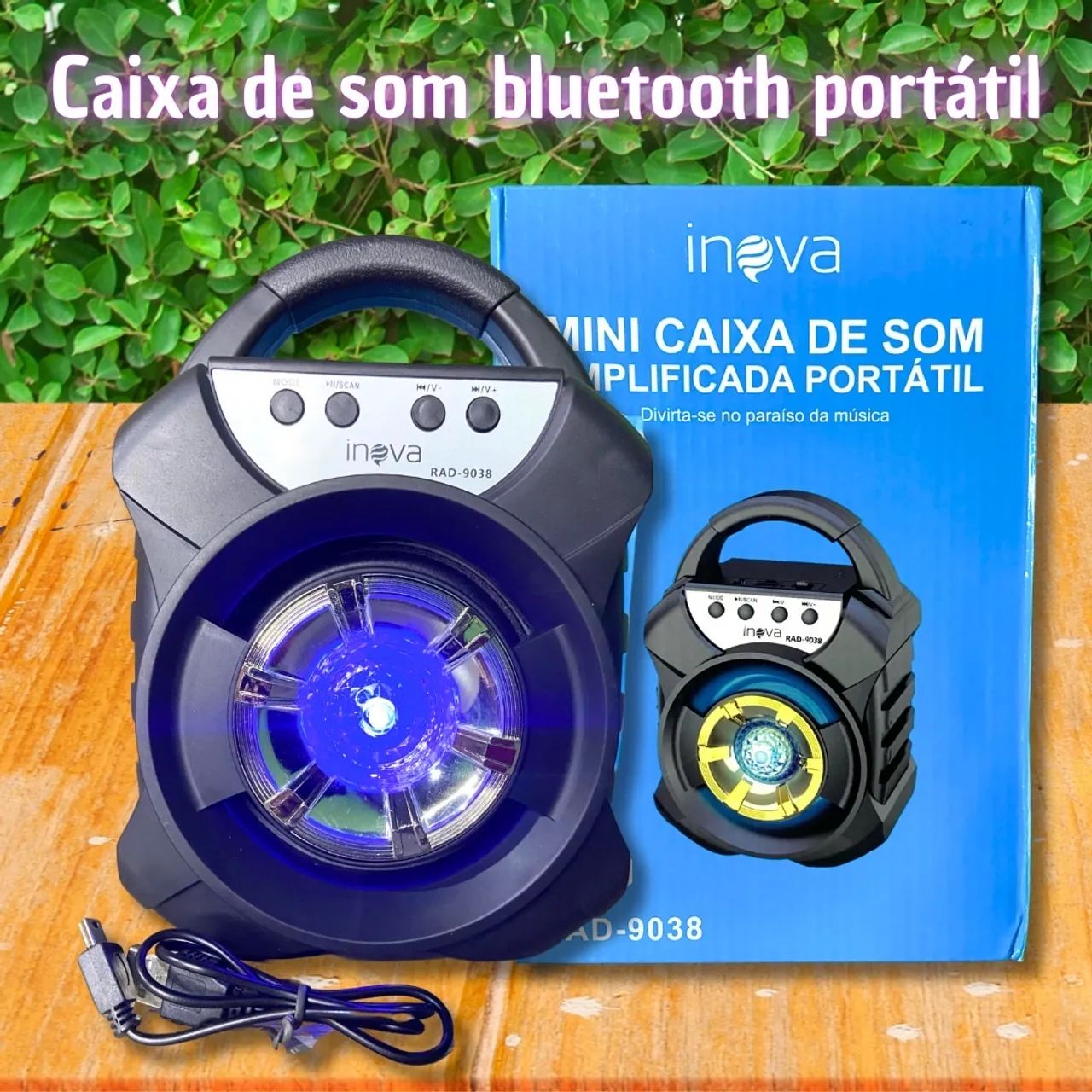 Caixa de Som Bluetooth Portátil