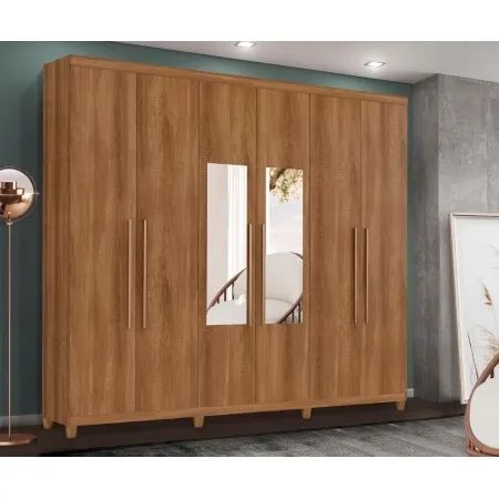 Guarda Roupa Casal 6 Portas 