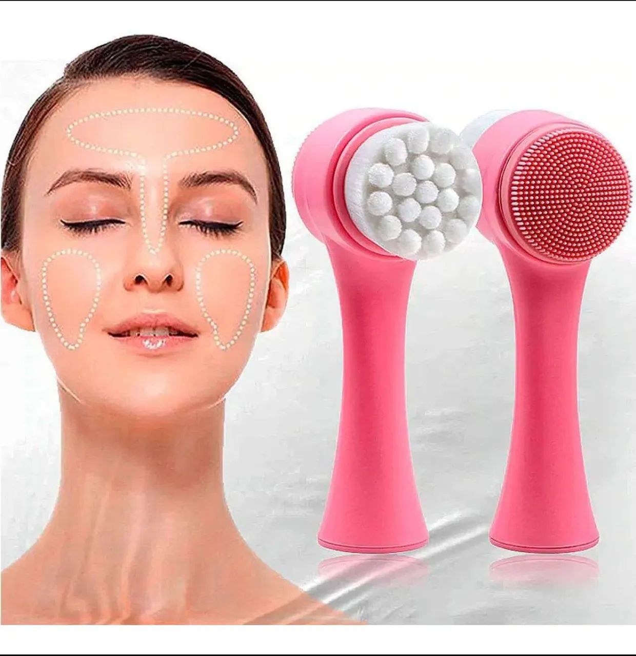 Escova de limpeza facial - Foto 3