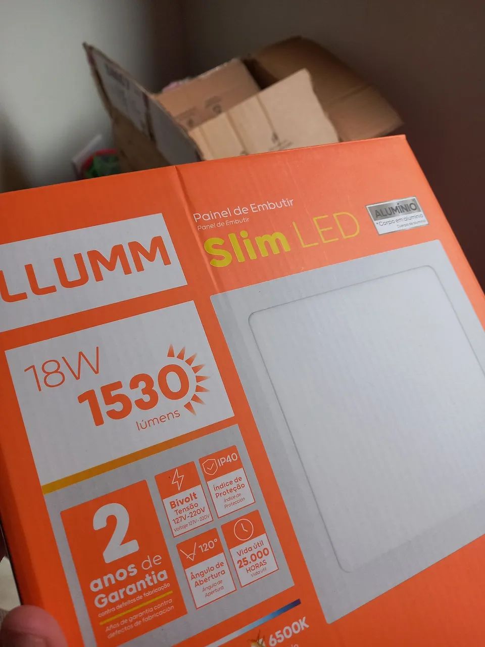 6 painéis Led Embutir Branco Frio - Foto 3