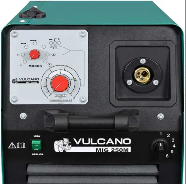 Maquina Inversor de solda Vulcano MIG 250M 50/60Hz 225A Balmer - Foto 2