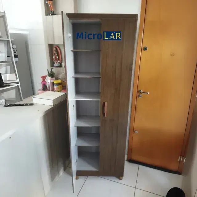Sapateira 2 Portas com Prateleiras WT - Monta na Hora
