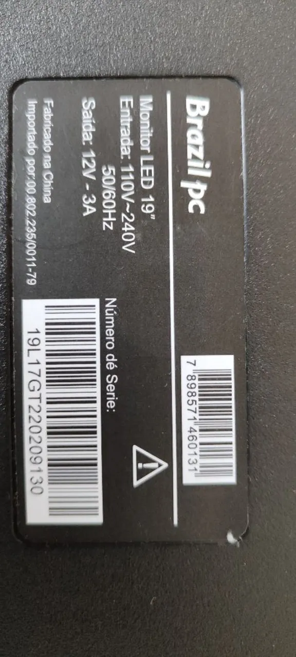Monitor LED 19 polegadas