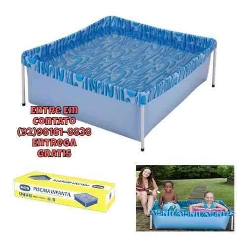 Piscina Infantil Retangular 1.000L- Entregas 9h as 22h  - Foto 2