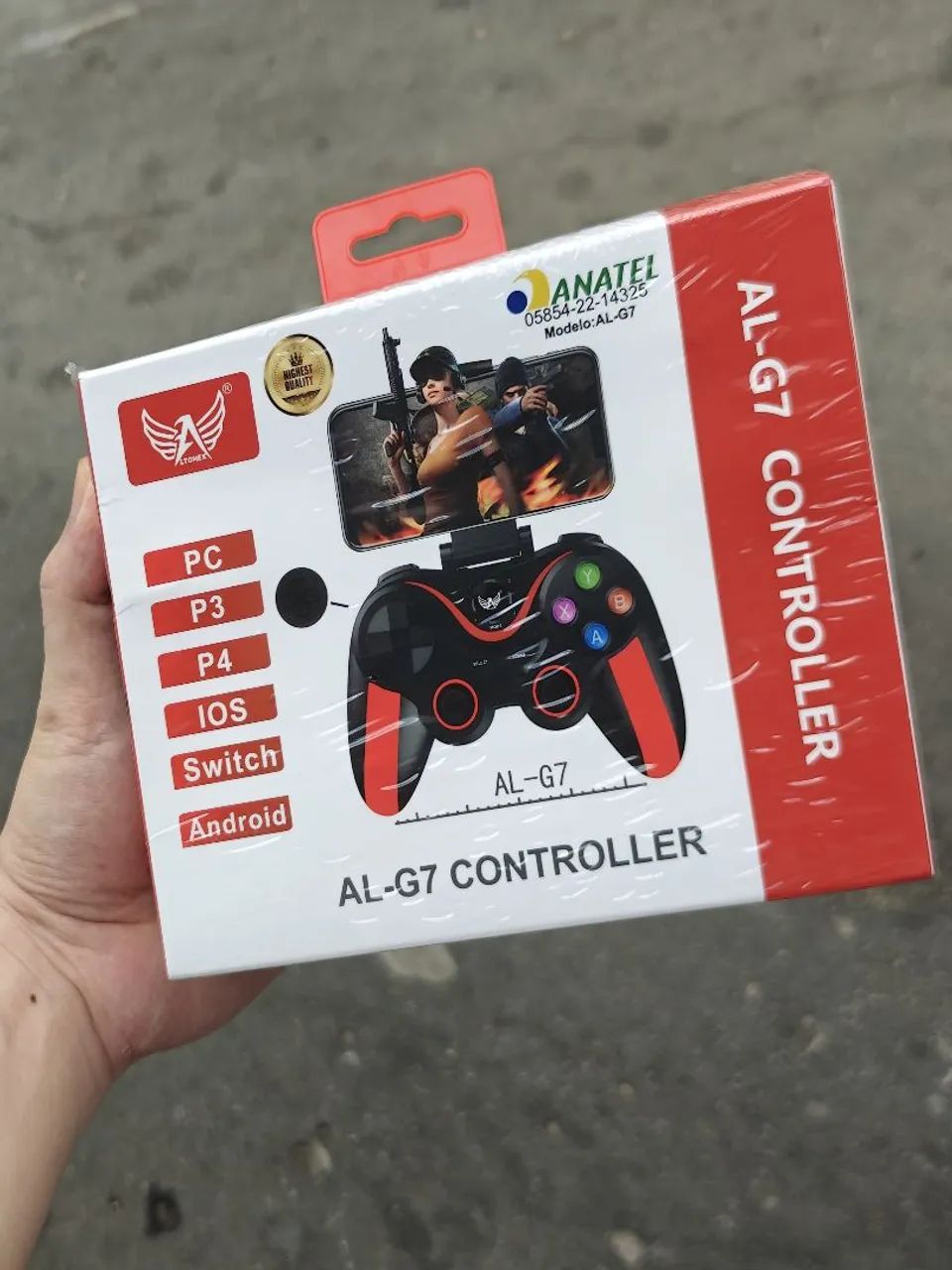 Controle Bluetooth gamer - PC, PS3, PS4, iOS, Android e Nintendo Switch