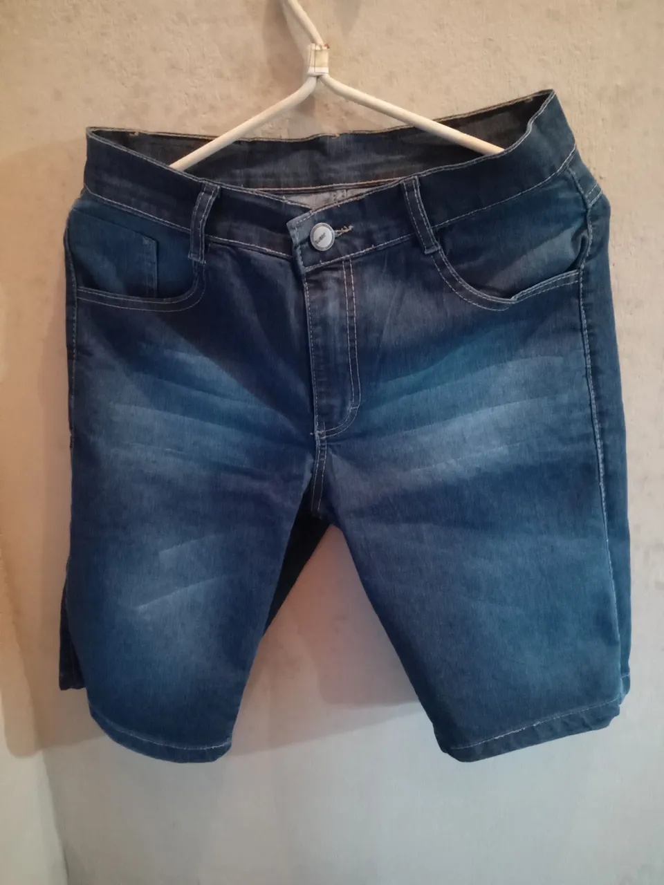 Bermuda Jeans Azul